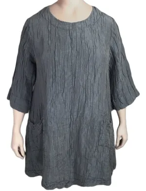 GRIZAS Linen Silk Top