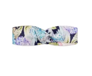 Gucci Hortensin Duchesse Floral Headband in Blue