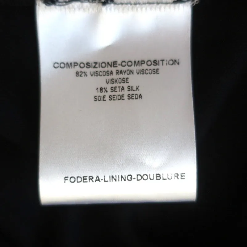 Gucci Tom Ford Tie-Neck Top Black Silk Jersey Size Large Sleeveless Blouse NEW