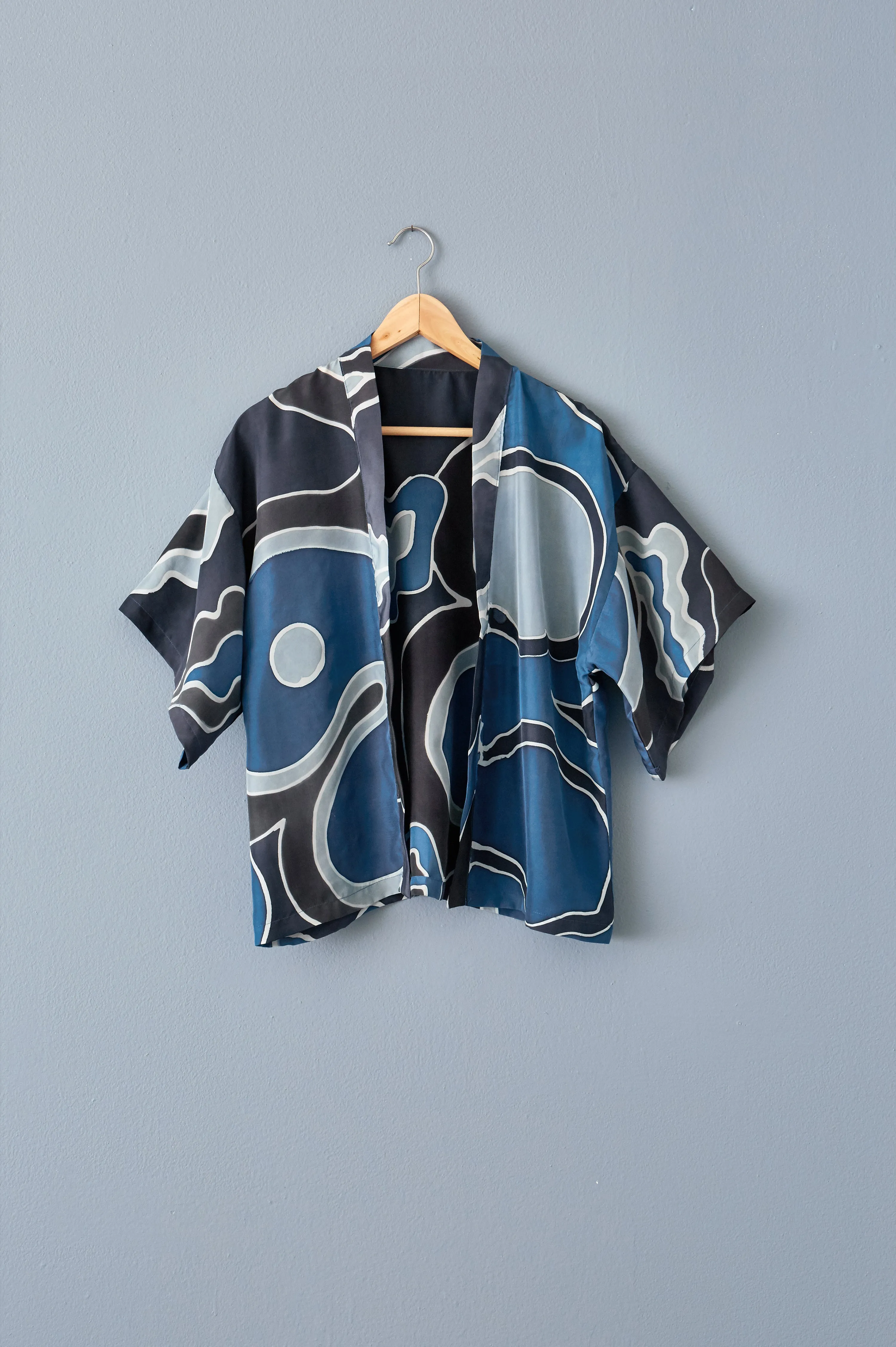 Hand Painted Silk Duster (Short)