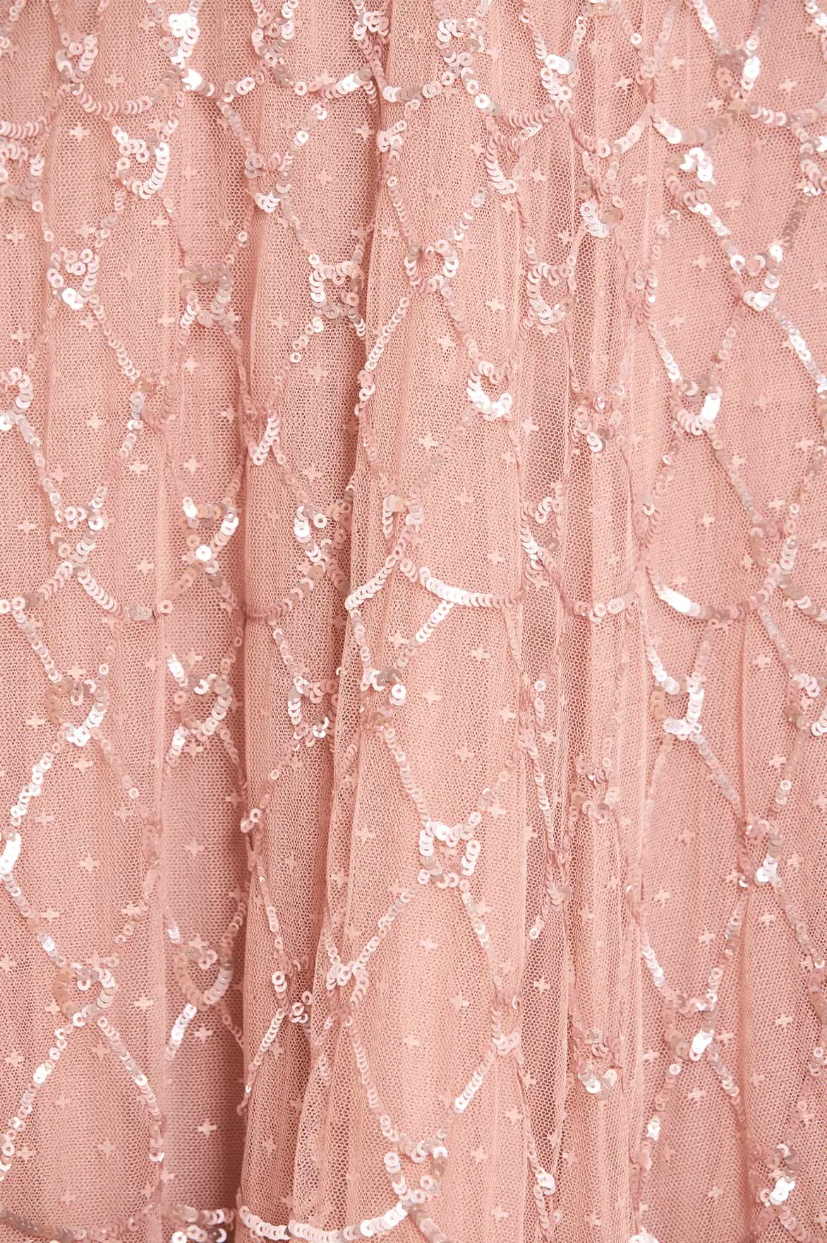 Heart Lattice Ankle Gown