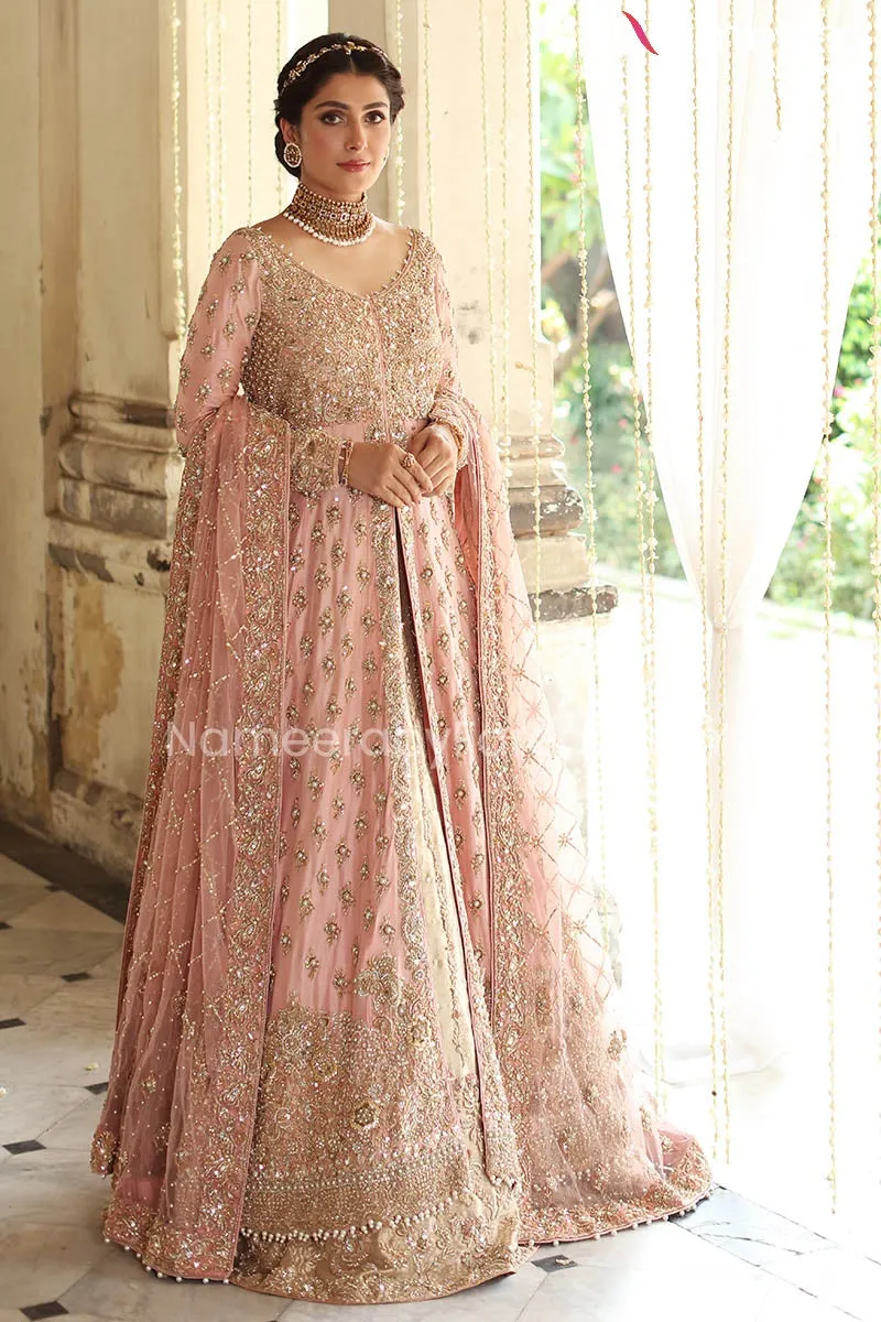 Heavy Bridal Lehenga Gown Pakistani Dress Online #BS585