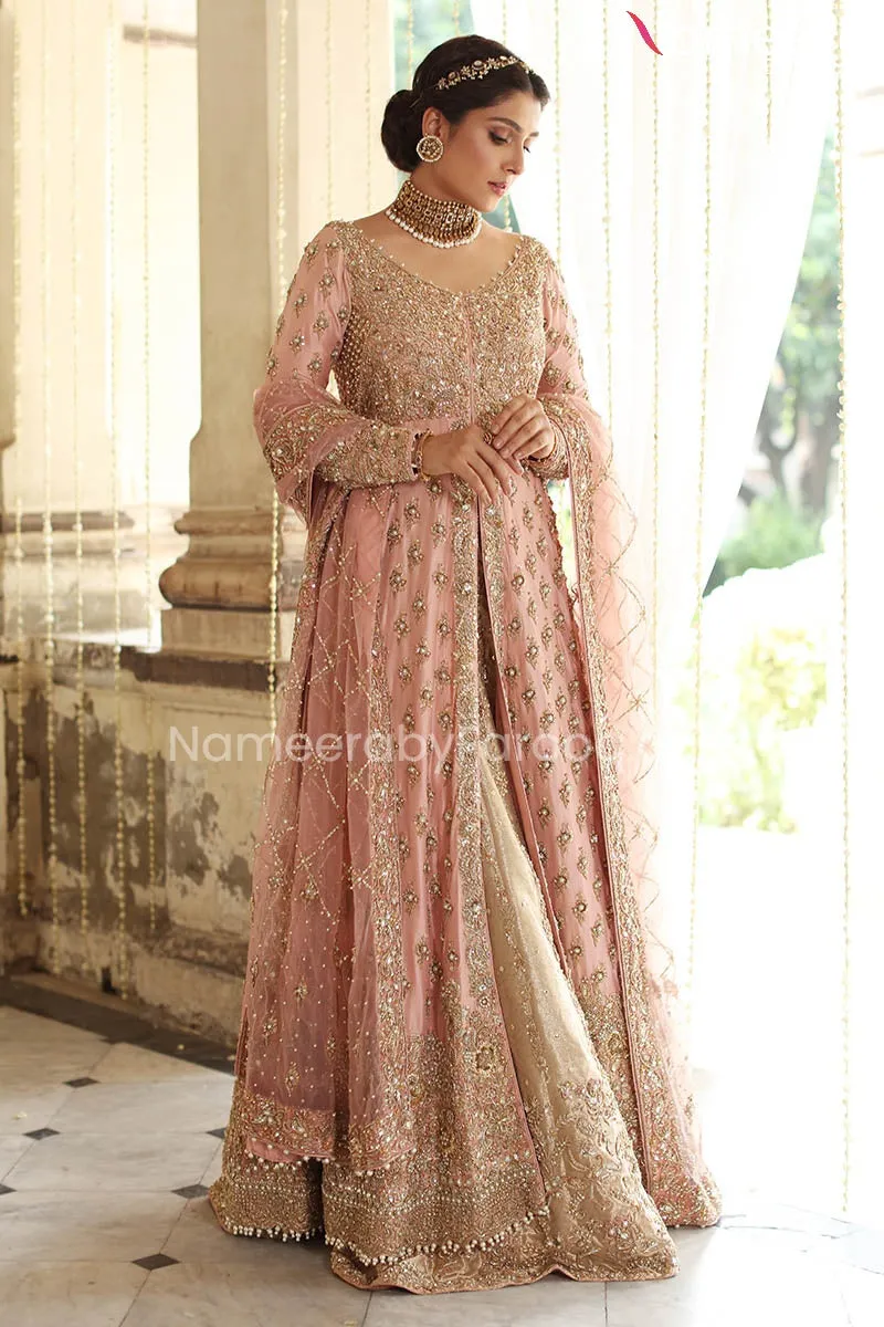 Heavy Bridal Lehenga Gown Pakistani Dress Online #BS585