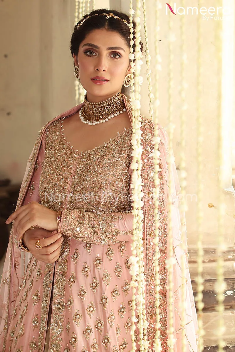 Heavy Bridal Lehenga Gown Pakistani Dress Online #BS585