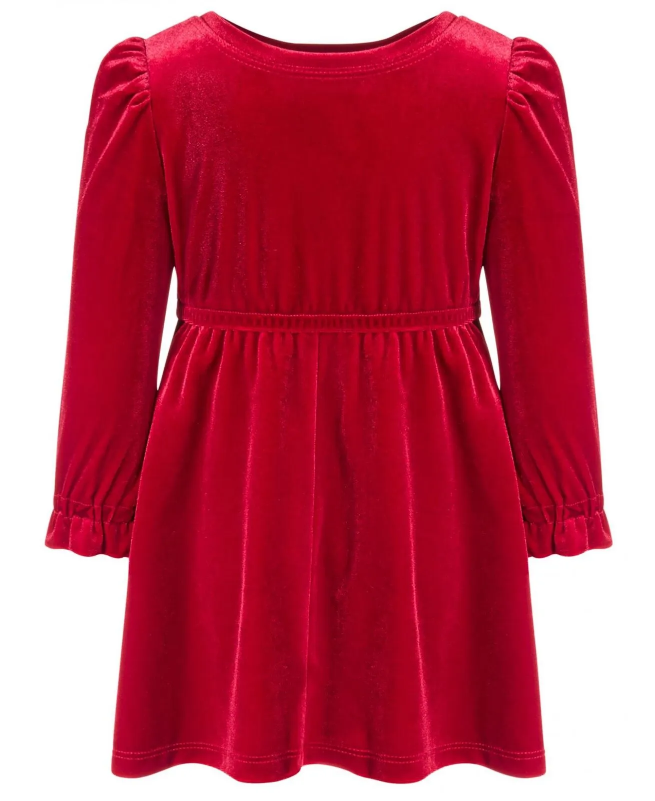 Inc International Concepts Toddler Girls Velour Midi Dress 10850886 Red 3T