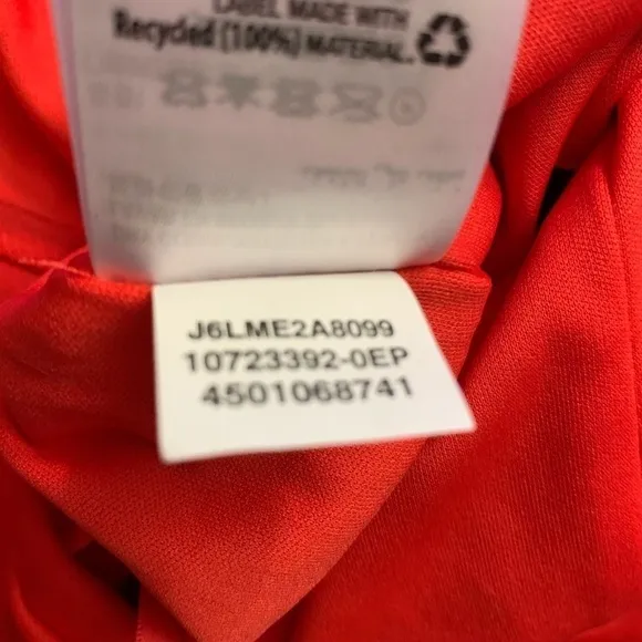 Inc Sleeveless Dress Floral Red Print Asymmetrical