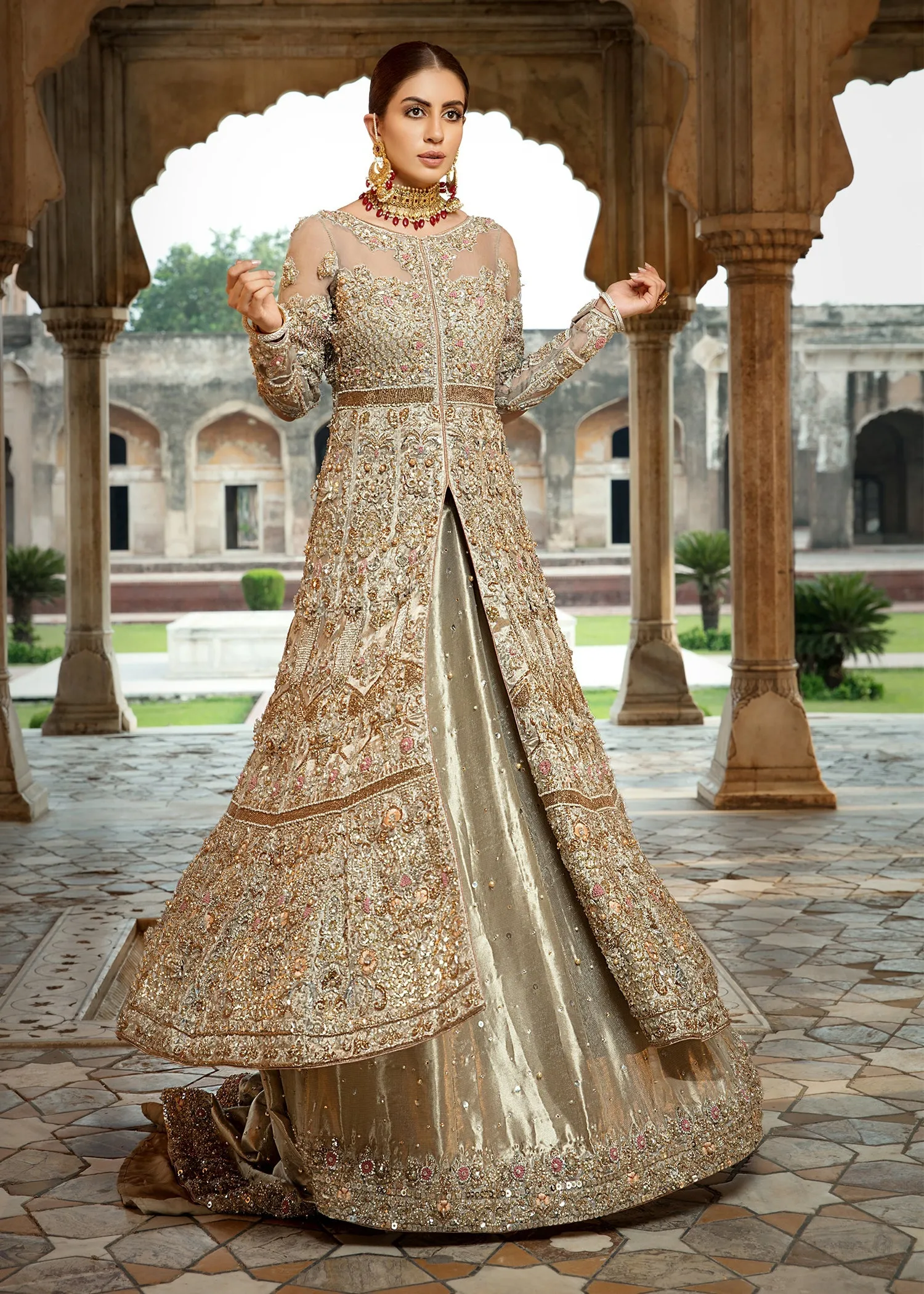 Indian Bridal Lehenga Online Designer Dress #BN1201