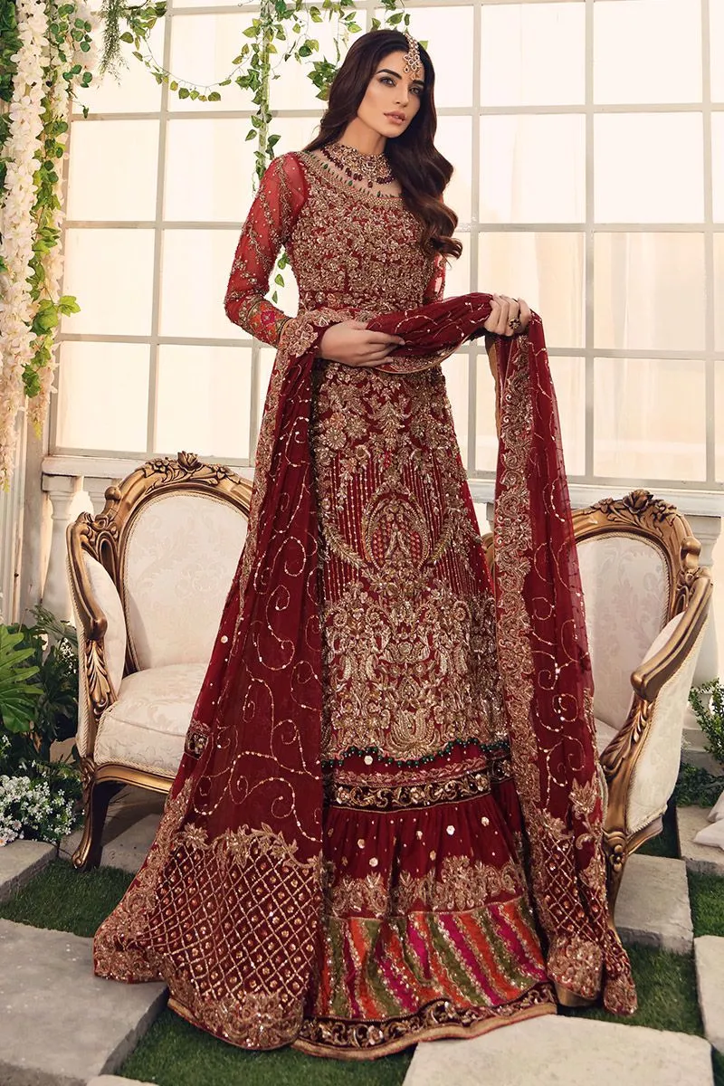 Indian Bridal Shirt Over Lehenga Designer Dress #BN1189