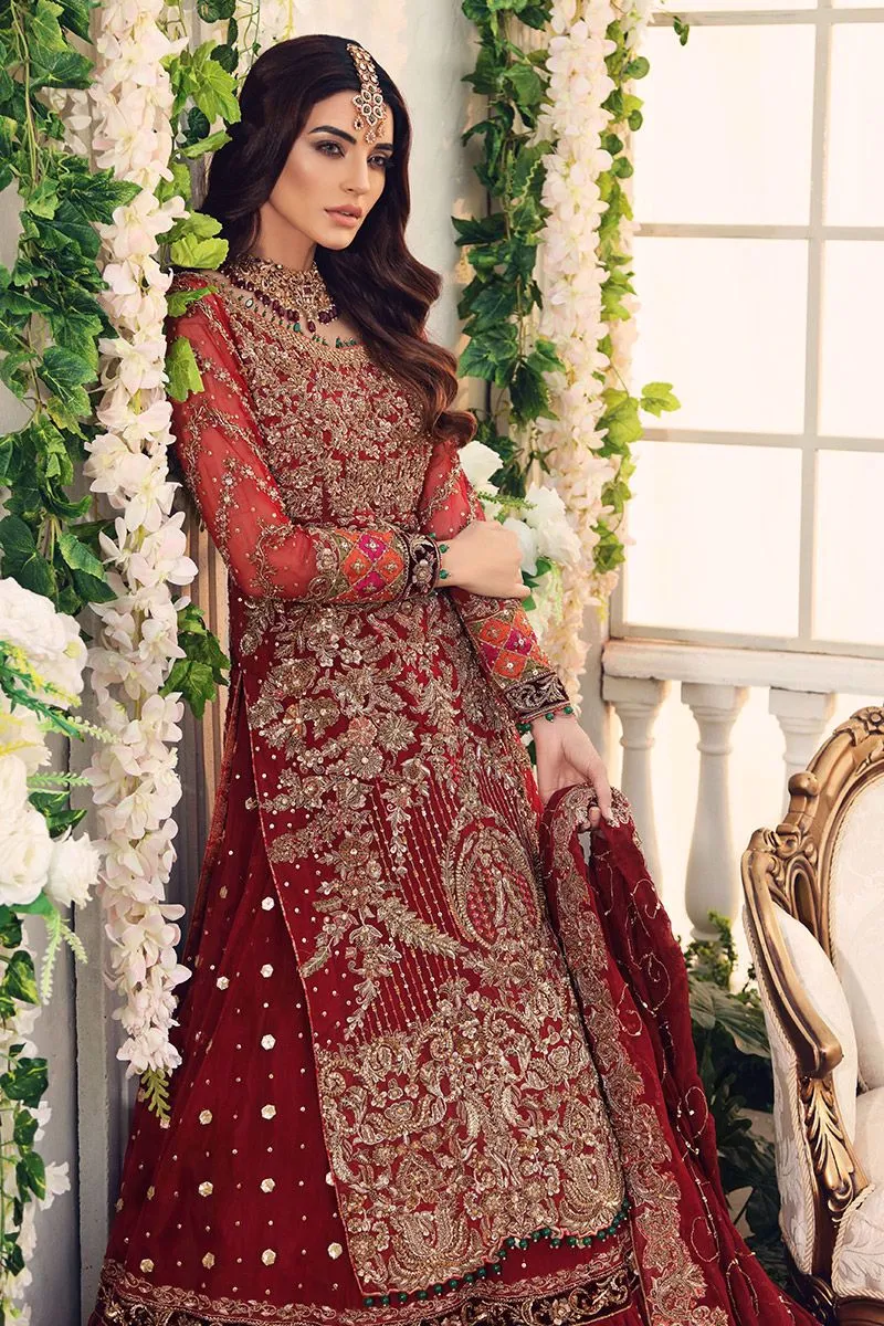 Indian Bridal Shirt Over Lehenga Designer Dress #BN1189