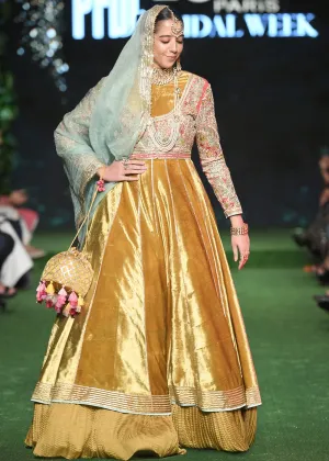Indian Bridal Velvet Froke Dress for Wedding #J4305