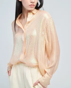 iris chiffon silk shirt