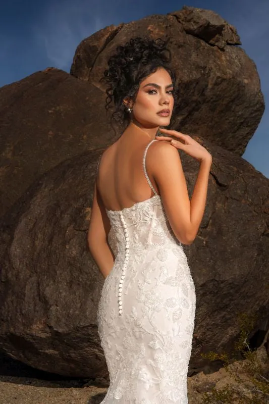 Ivoire by Kitty Chen Size 10 Emma Ivory/Nude/Tan Gown
