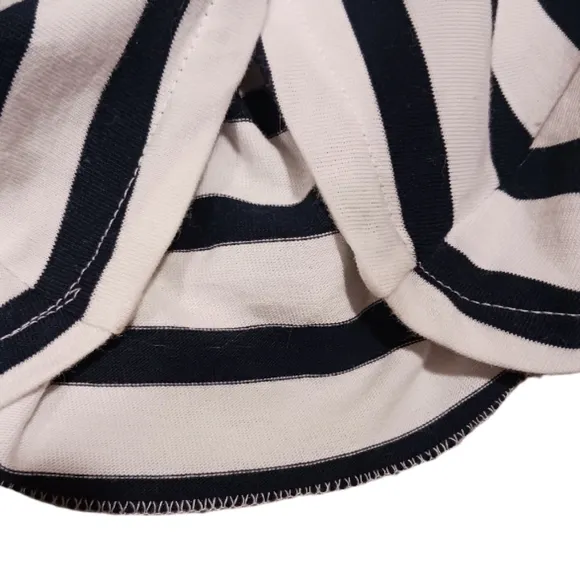 J. Crew Hi-Lo Stripe Maxi Dress