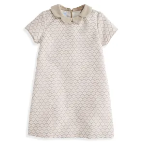 Jacquard Camilla Dress -- Clay Floral Jacquard