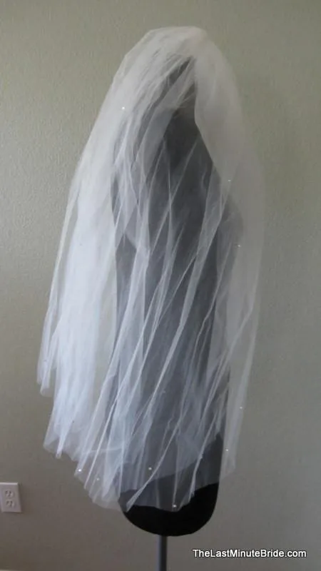Jennifer Leigh Couture Bridal Veil Style: Crystal