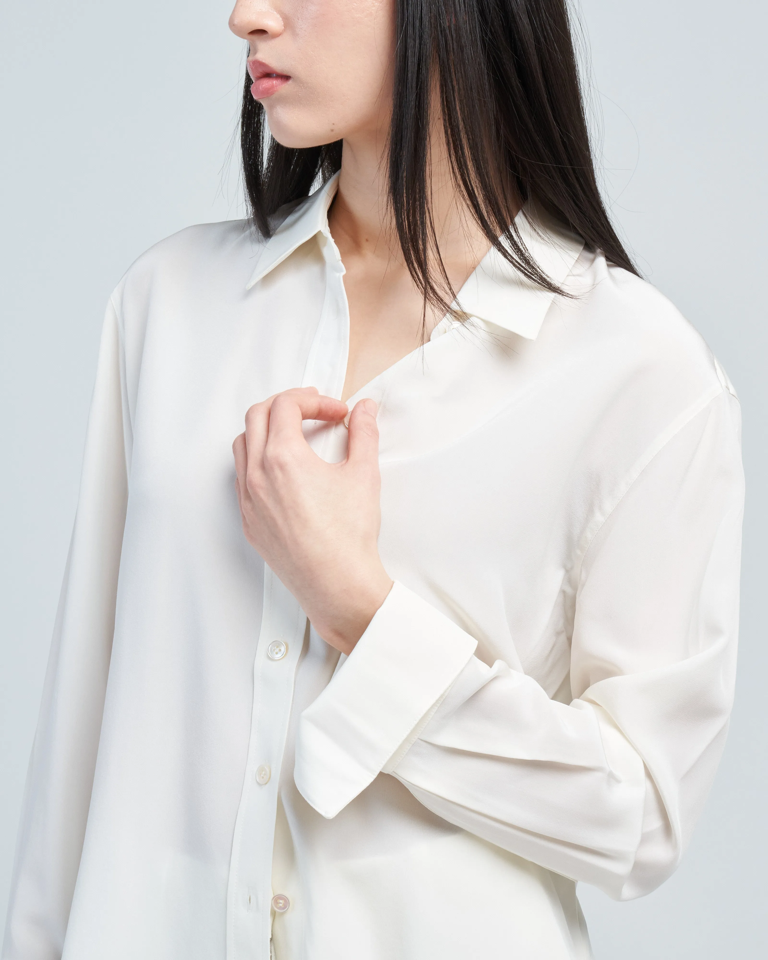 joe silk blouse