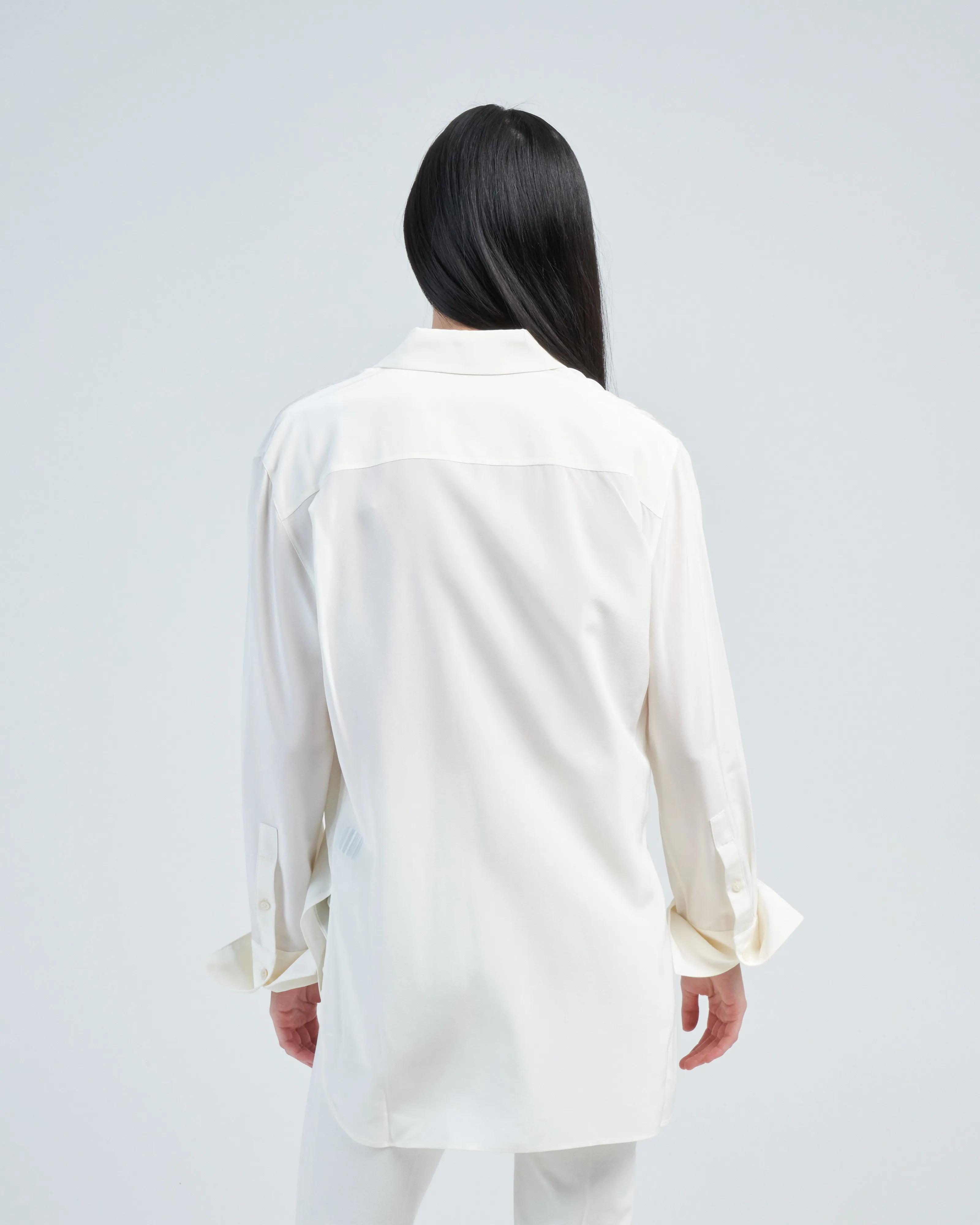 joe silk blouse