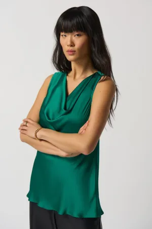 Joseph Ribkoff Cowl Neck Satin Top