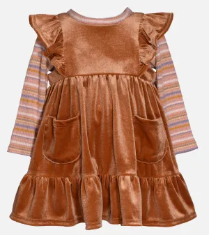 Julia Velvet Jumper Dress Set