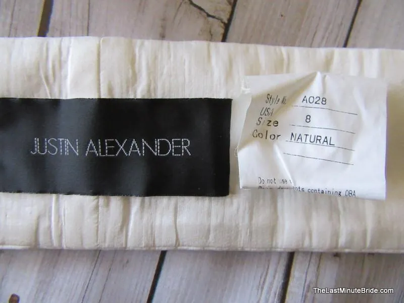Justin Alexander Bridal Belt Style A028