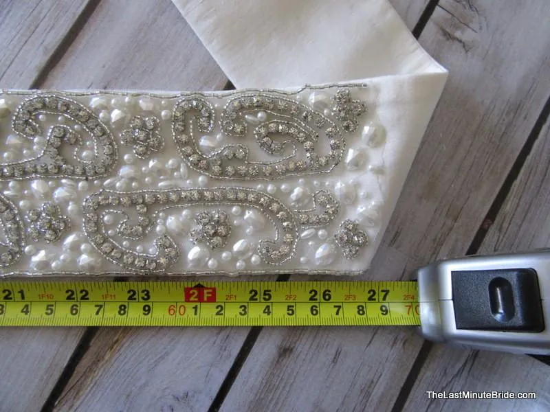 Justin Alexander Bridal Belt Style A028
