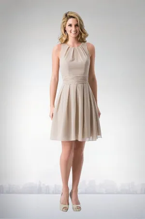 Kanali K Size 10 1706 Mocha Bridesmaid Dress