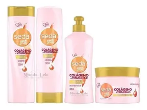 Kit Full Silk Collagen   Vitamin C by Niina Secrets - Seda