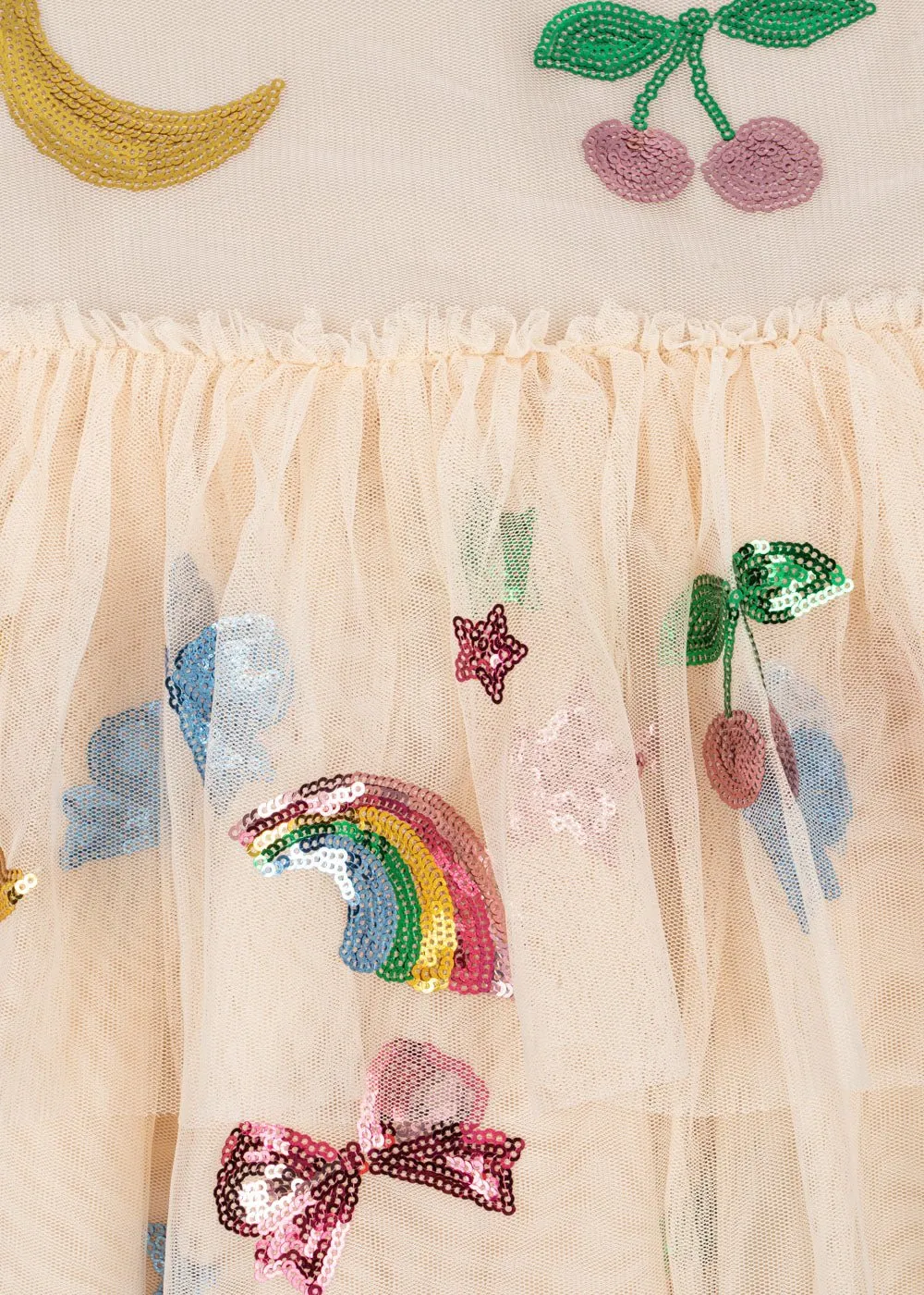 Konges Slojd Yvonne Puff Dress - Rainbow Twinkle