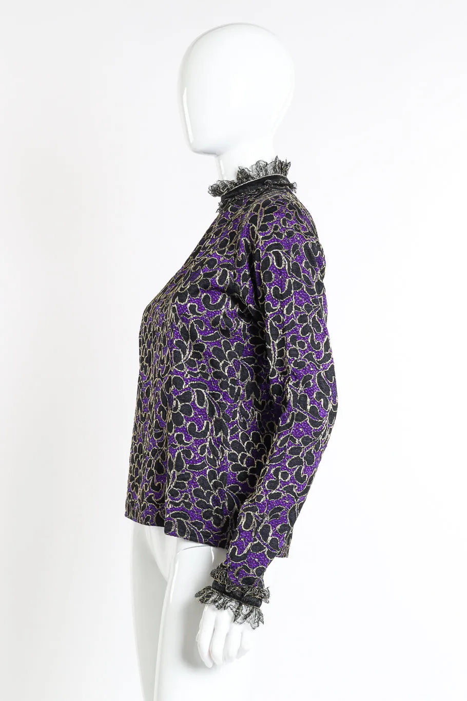 Lace Silk Top