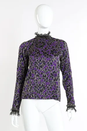 Lace Silk Top