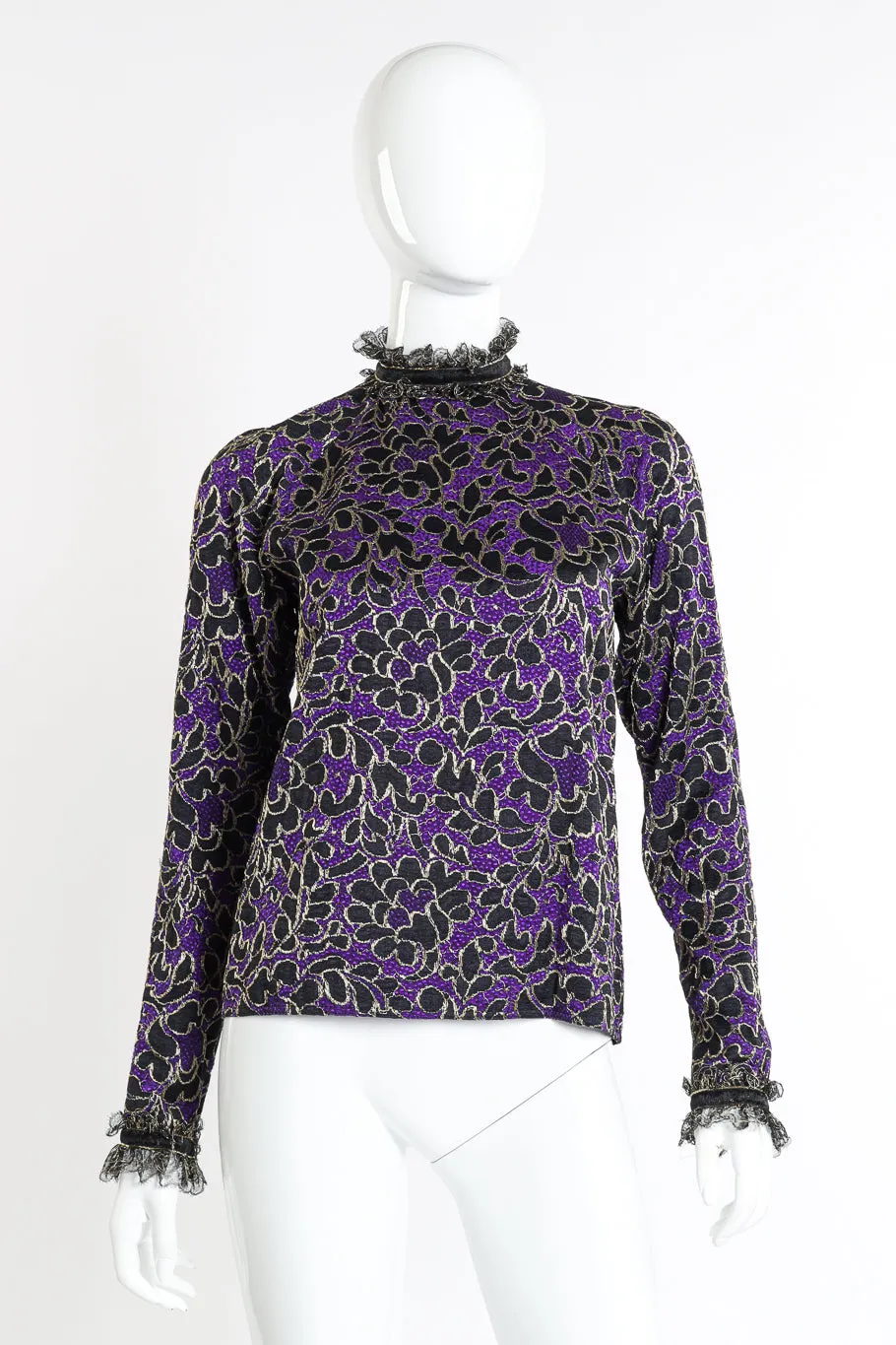 Lace Silk Top