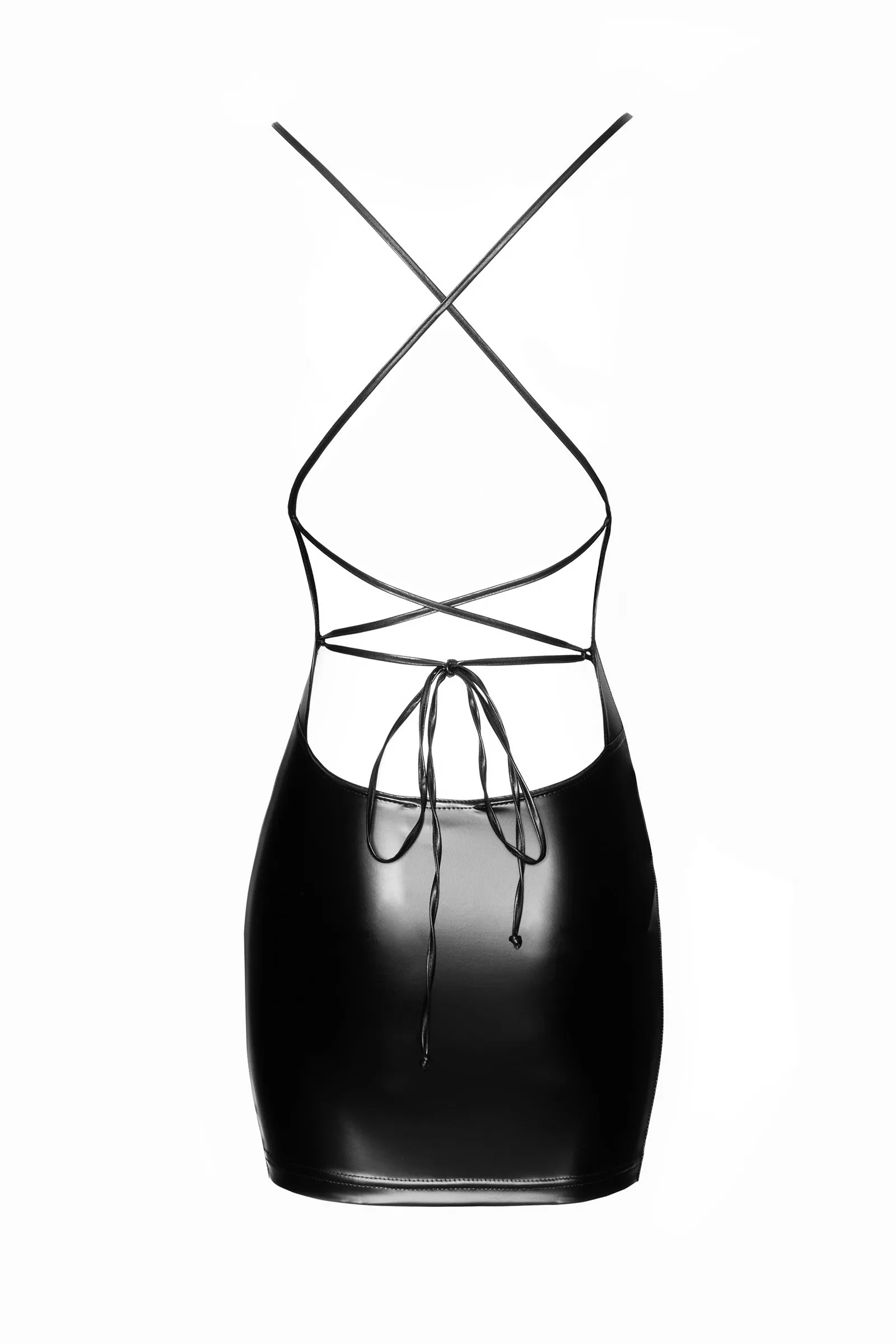 Lace Up Back Dress