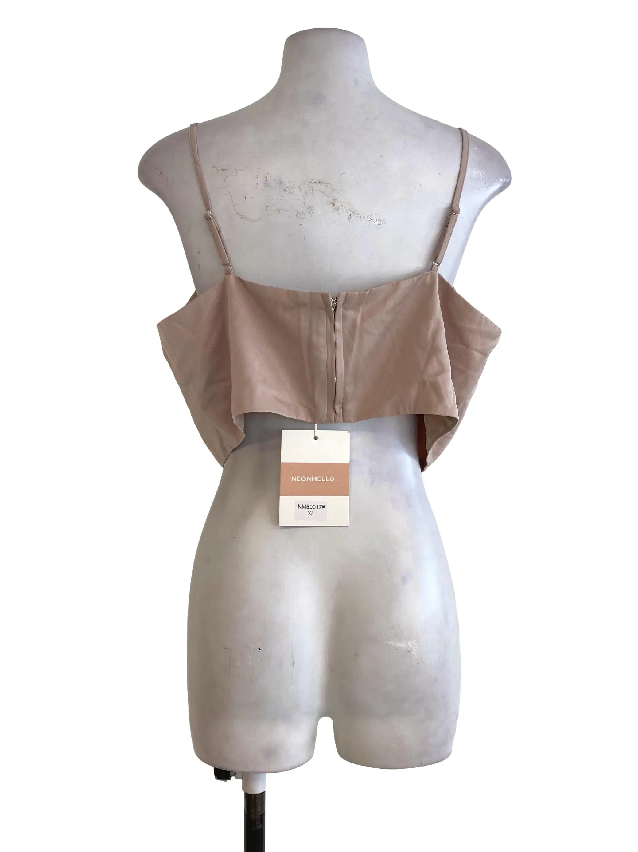 Latte Satin Top