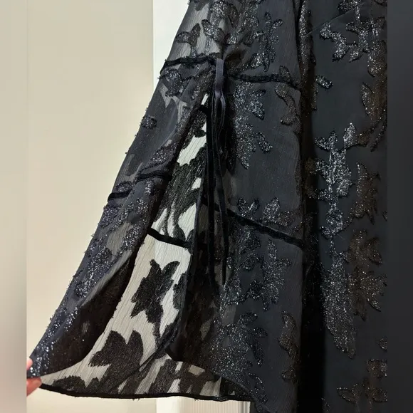 Laundry by Shelli Segal Black Shimmery Mini Dress