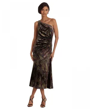 Lauren Ralph Lauren Women's Paisley Velvet Cocktail Dress 253881990001