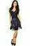 Lavish Purple Lace Corset Dress