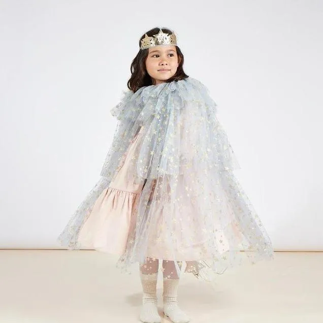 Layered Tulle Star Cape Dress up Set