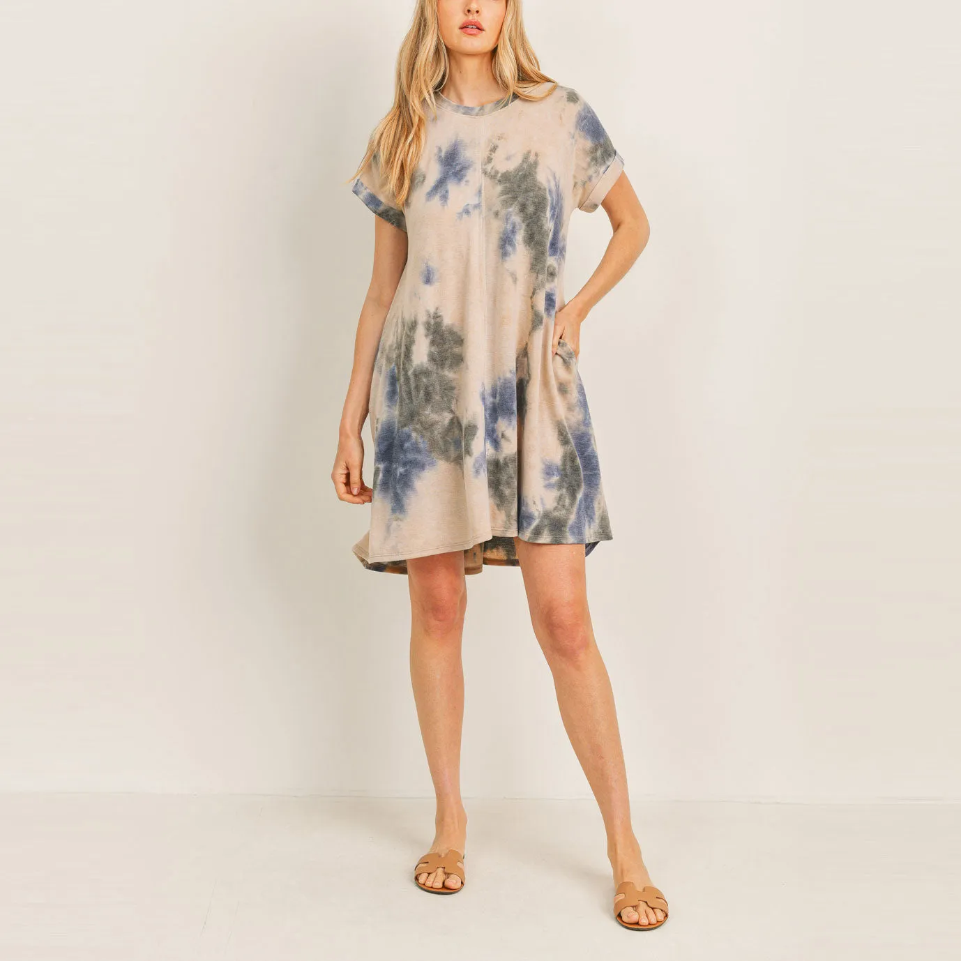 Lazy Sunday Tie-Dye Dress