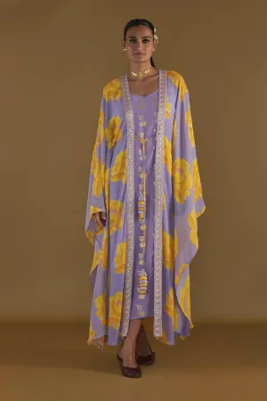 Lilac Sunshine Mimosa Cover-Up Kaftan
