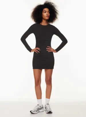 Longsleeve Ruched Mini Dress