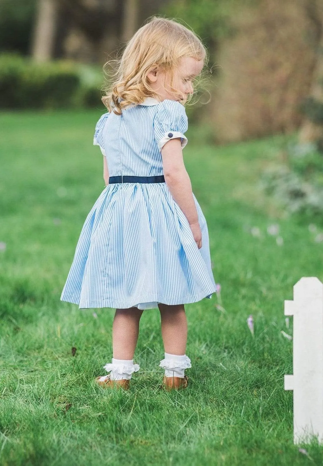 Lucinda: Ticking stripe dress
