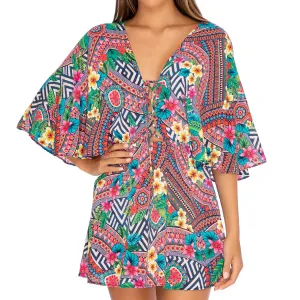 LULI TRIBE - Laced Up Short Dress