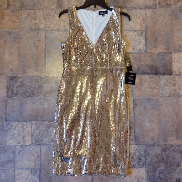 Lulus sequin dress size medium BNWT
