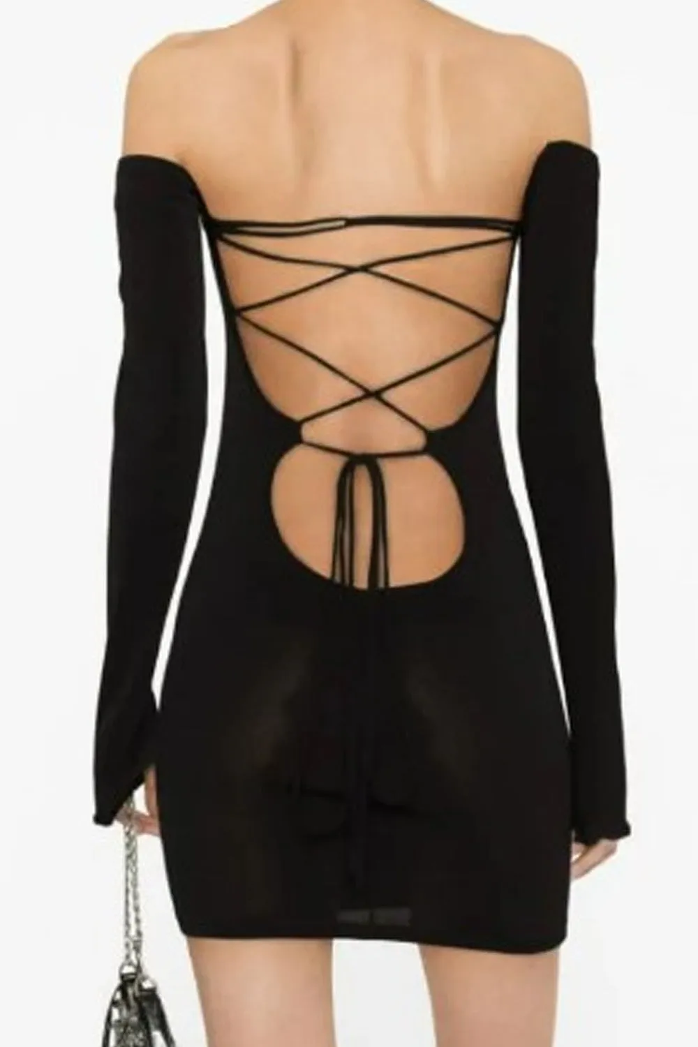 Lustrous Black Dress