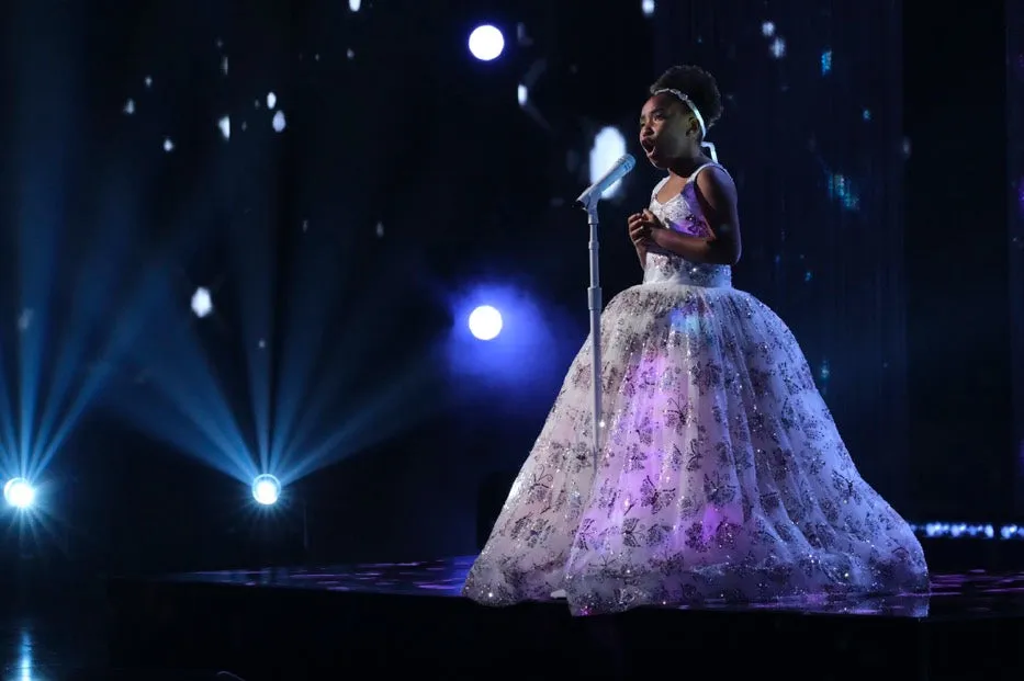 LuXee  Couture Gown Rental~ Butterfly Dreams AGT gown