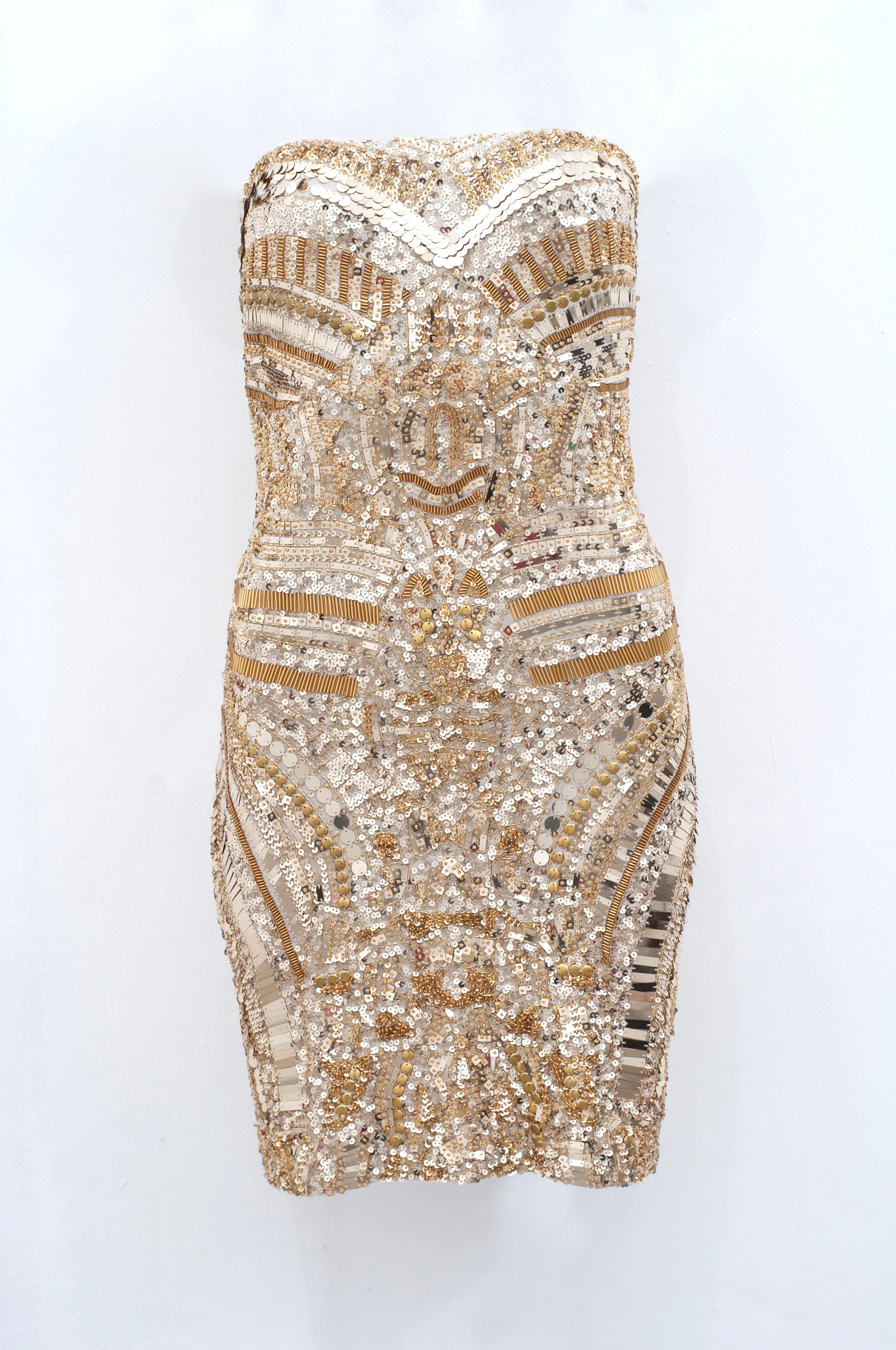 Luxor Tube dress in gold