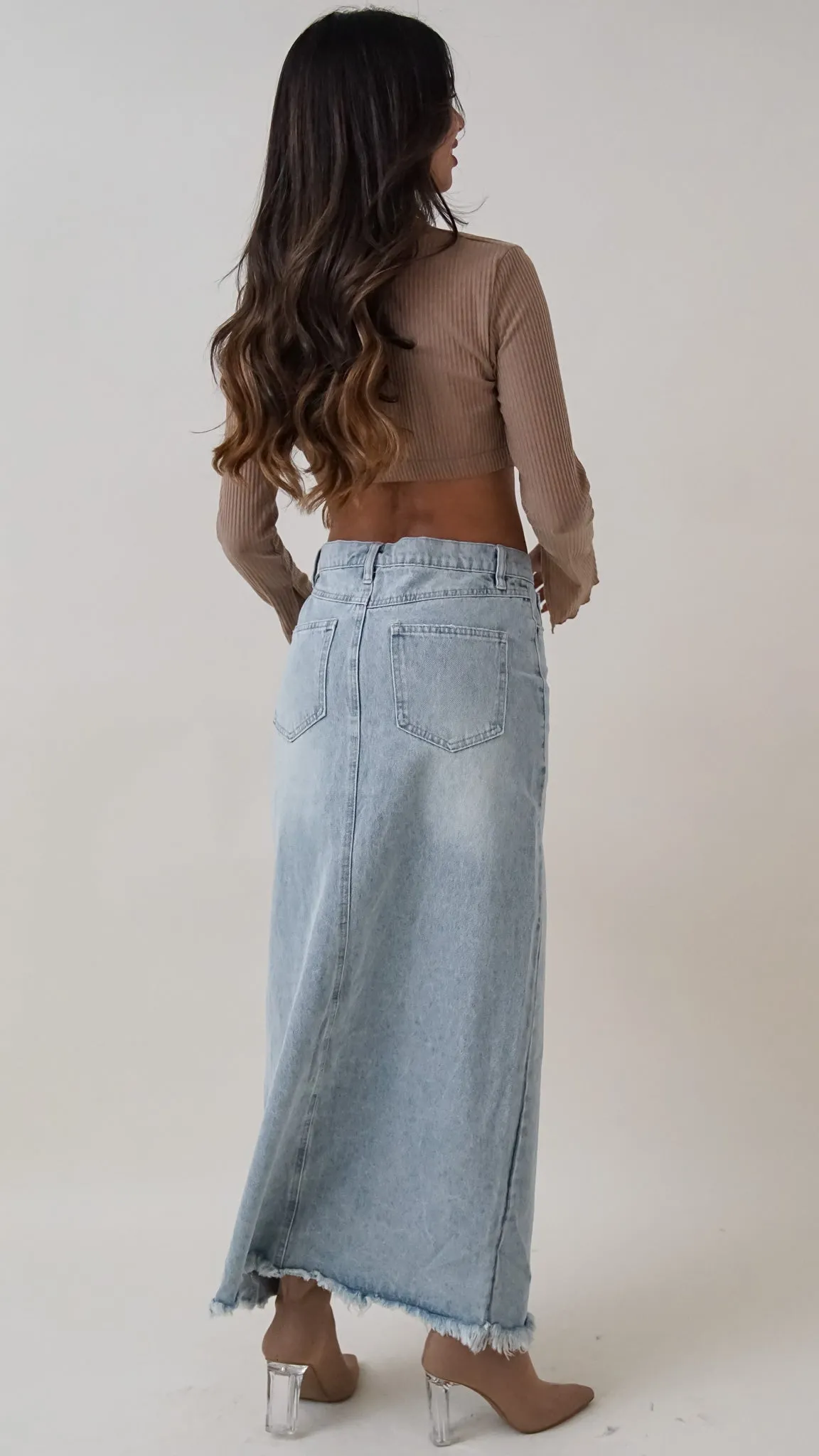 Maeve Longsleeve Midriff Top