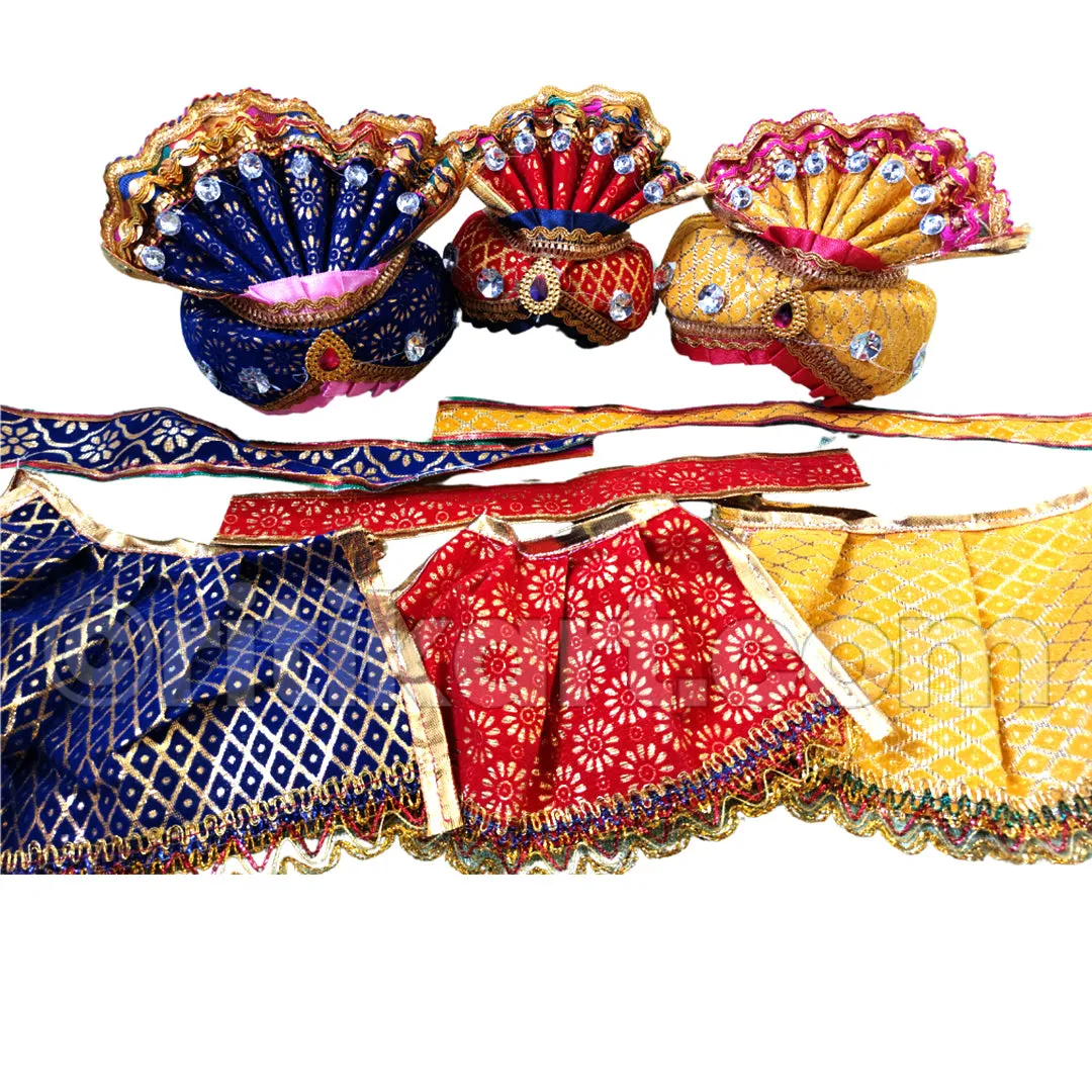 Maharaja Pagadi Costume for Lord Jagannath Balabhadra Subhadra.