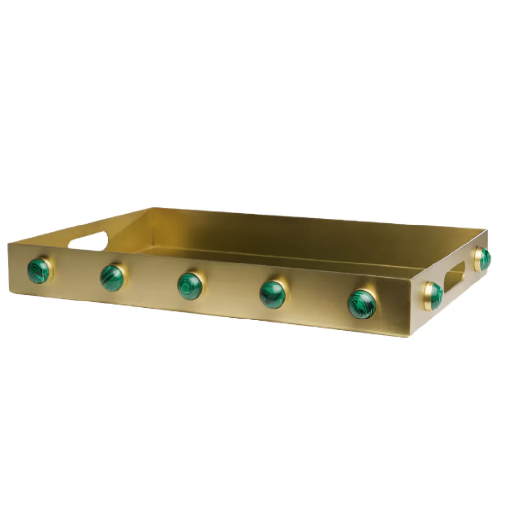 Malachite Accent Tray