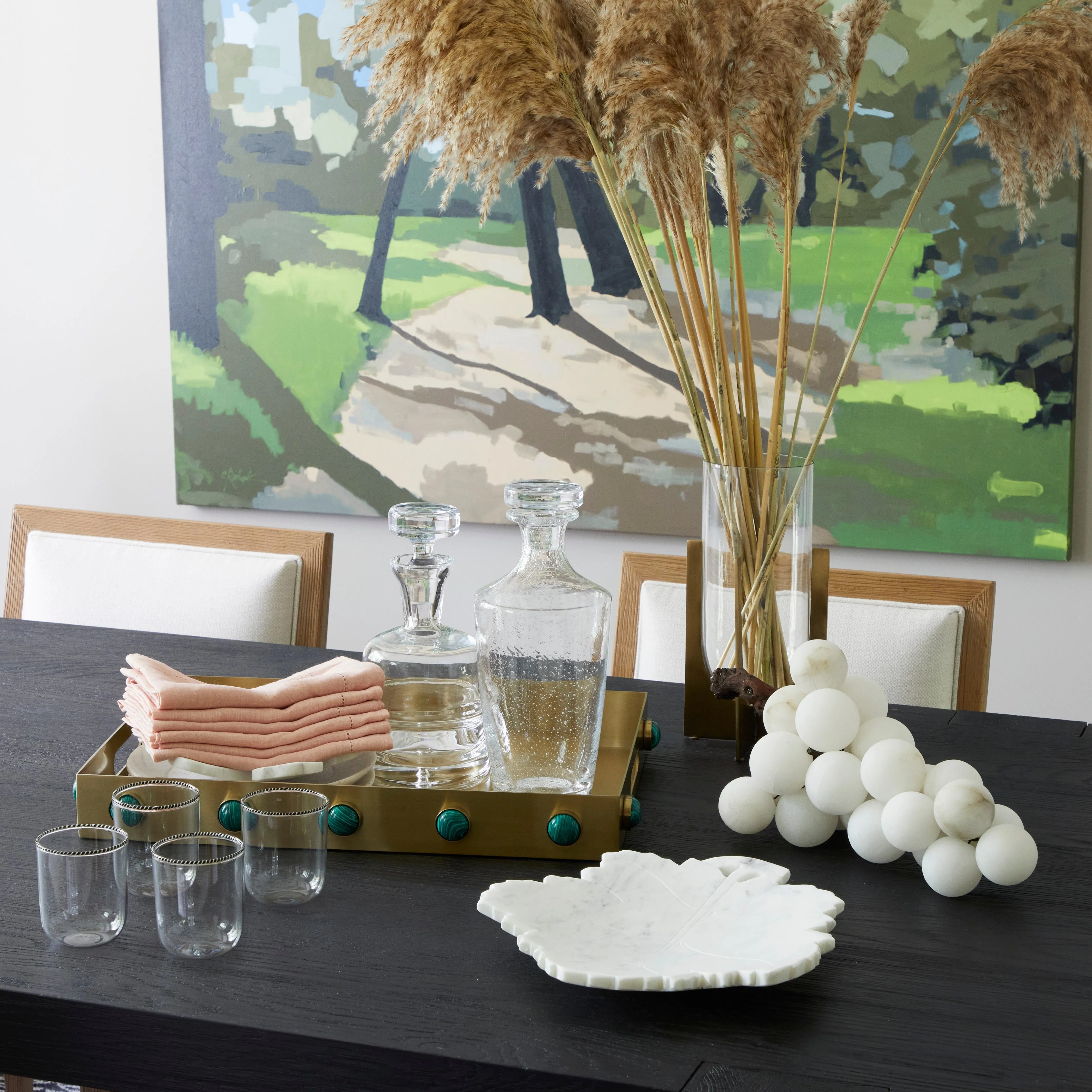 Malachite Accent Tray